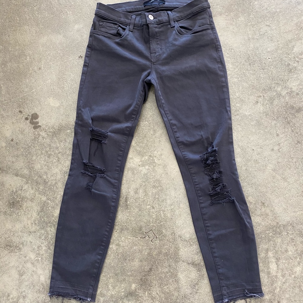 J Brand Cropped Demen Grey jeans size 27